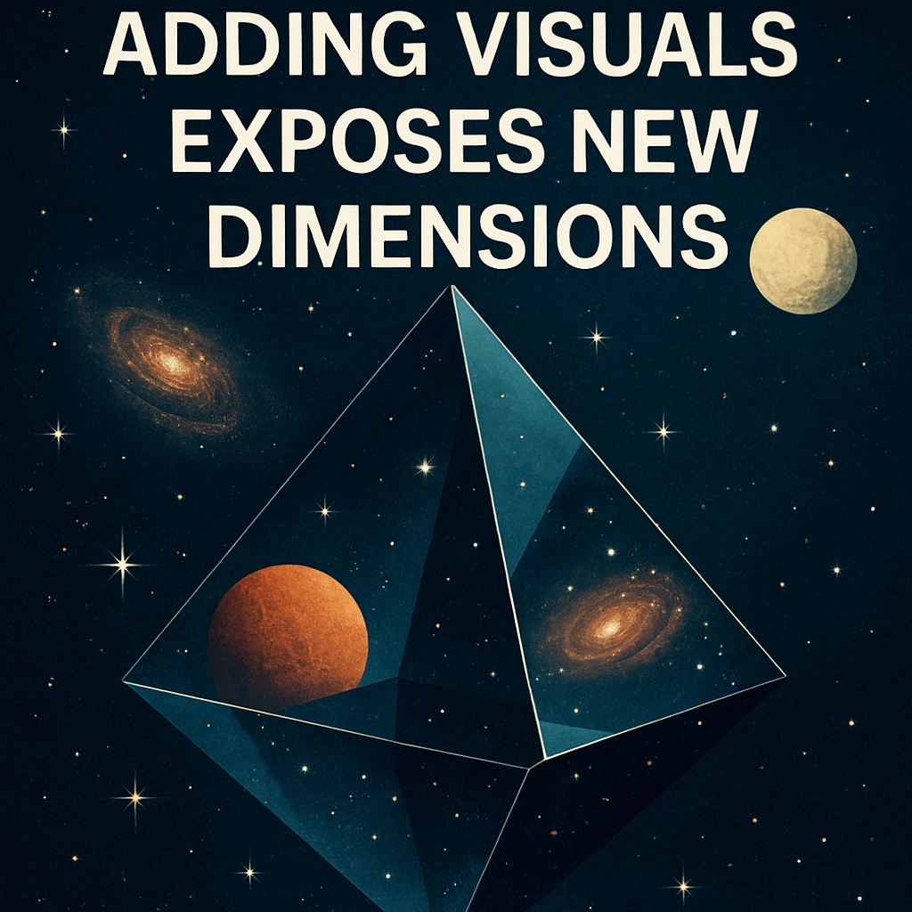 Adding visuals exposes new dimensions